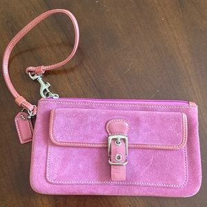 Coach Hot Pink Wristlet